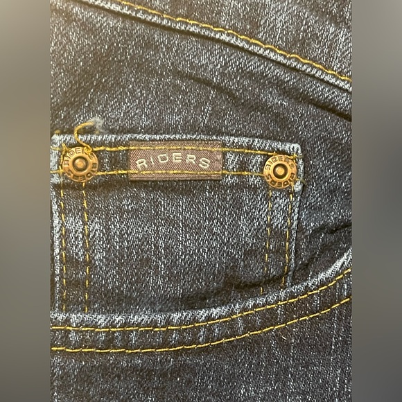 RIDERS by Lee 10 L NWT Misses Stretch Mid-Rise Straight Leg Eased Fit Seat/Thigh - Picture 6 of 12